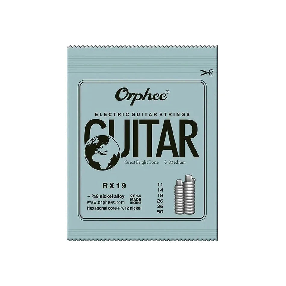 Orphee Nickel Plated Alloy Steel Electric Guitar Strings Set Hexagonal Core 09-42/10-46/11-50
