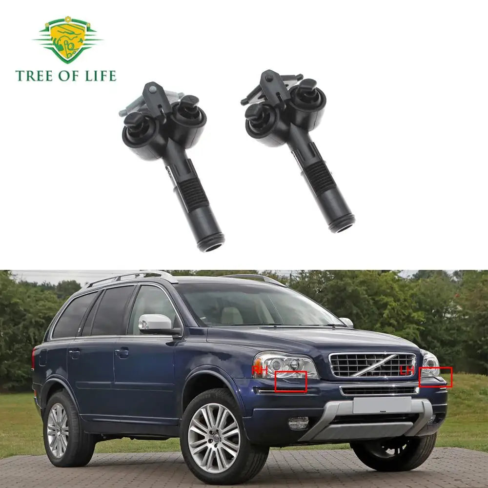 For Volvo XC90 2003 2004 2005 2006 Car Front Bumper Front Headlight Washer Spray Nozzle Jet Pump Right Left