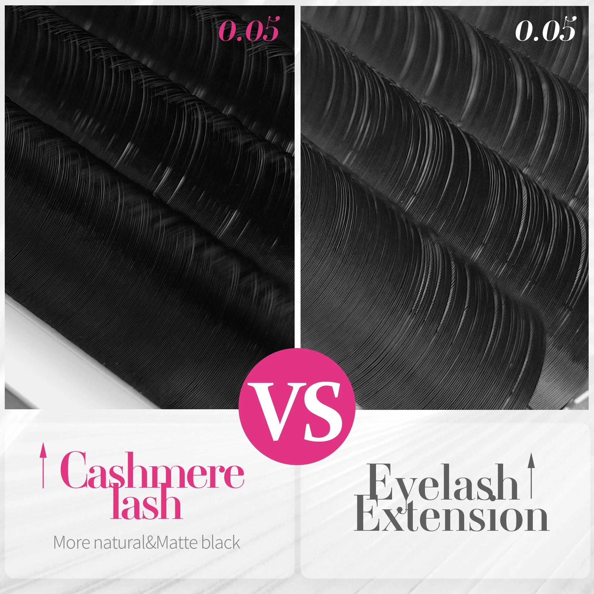 ABONNIE Velvet Cashmere Lashes Extension Classic Individual Matte Black Eyelash Extensions Premium Lash