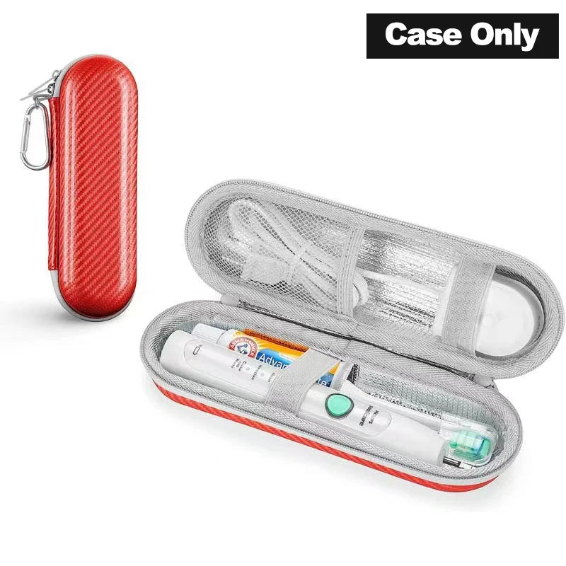 Case for Braun Oral B/Oral-b Pro/Philips Sonicare/Sonic Electric Toothbrush with Accessories Storage, Portable Holder Protective