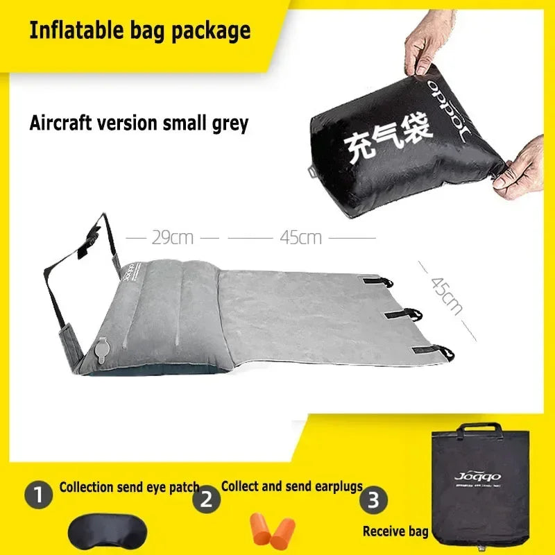 Adjustable Footrest Hammock Car Train Airplane Travel Inflatable Bed Camping Car Air Accessories Portable Car Mattress For Babys