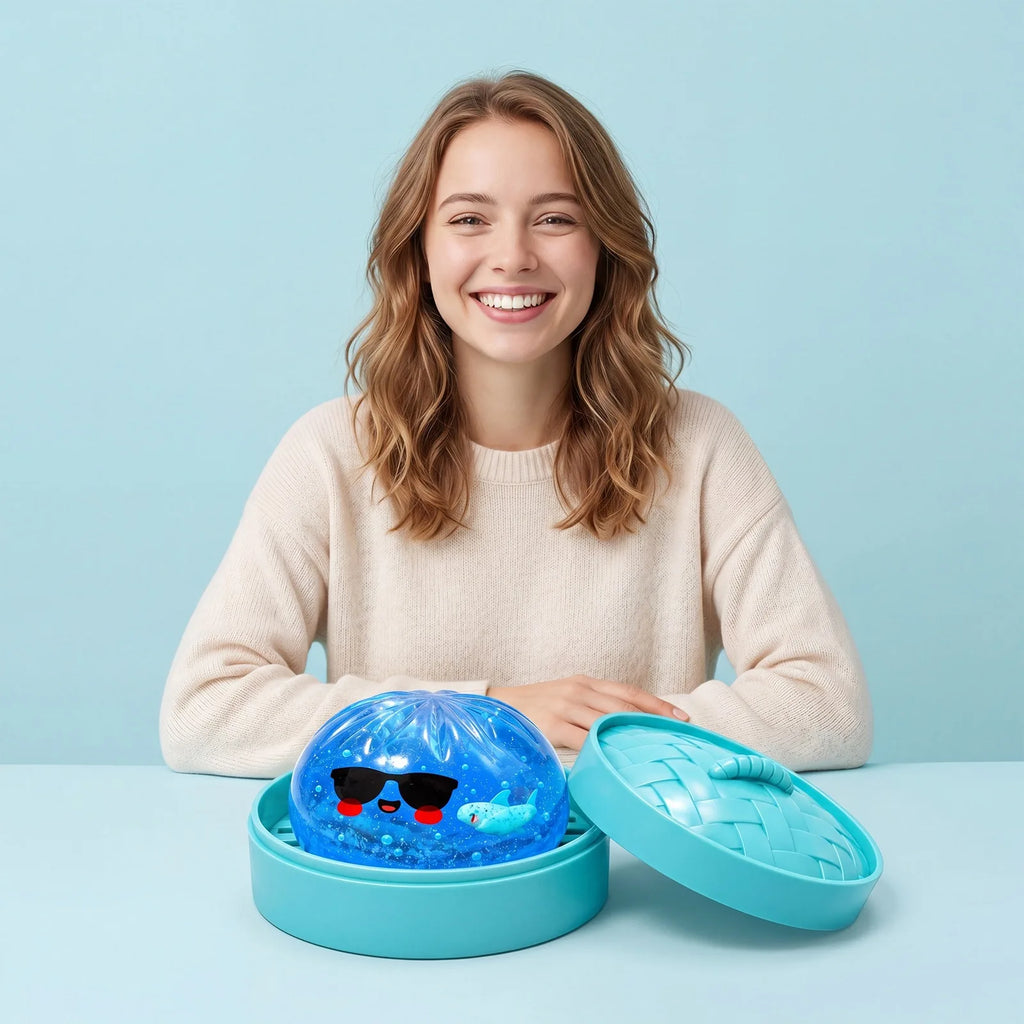 Ocean Theme Sunglasses Dumpling Pinch Squishy Slow Rebound Soft Decompression And Office Home Decoration Perfect Gift For Adults