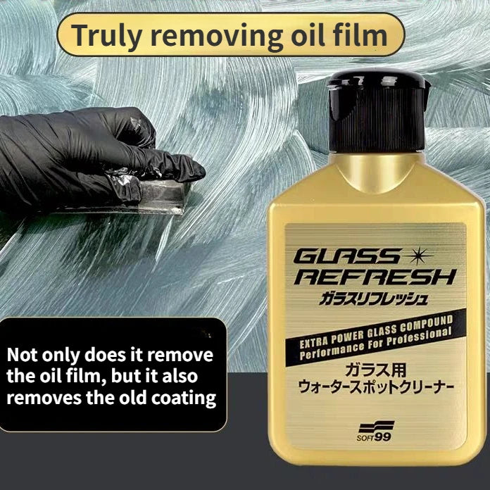 80ml Soft99 Car Glass Oil Film Remover Glaco Glass Polishing Compound Windshield Cleaner Car Glass Polishing Clear Auto Window