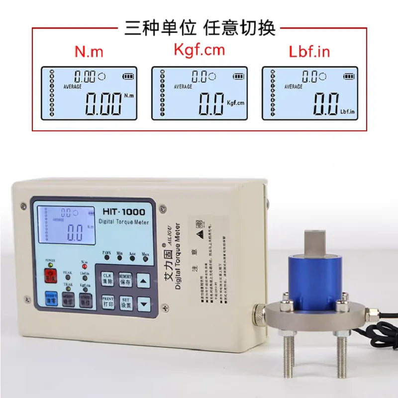 HIT-500 HIT-1000 HIT-2000 HIT-5000 HIT-10000 Torque Force Tester Split Wrench Type Large Range Digital Display 0.4-1000N.M