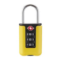 2024 New TSA Customs Code Lock for Travel Luggage Password Changeable Lock Contrast Color Design Padlock