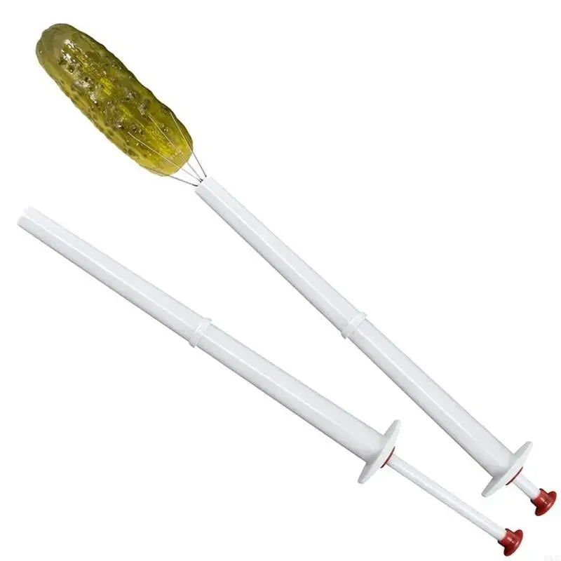 Plastic Pickle Clipper Tool - No Mess Pickle Picker W/ Non-Slip Grip for Jar Pickles, Olives, Kitchen Gadget Dishwasher Safe