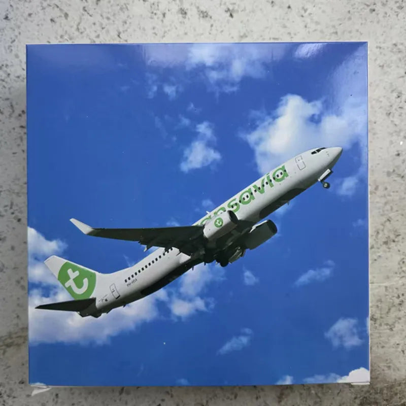 1:200 Scale Model Transavia A321Neo Air Airline Aircraft Assembly Plane Airplanes With Stand Collection Display Gifts