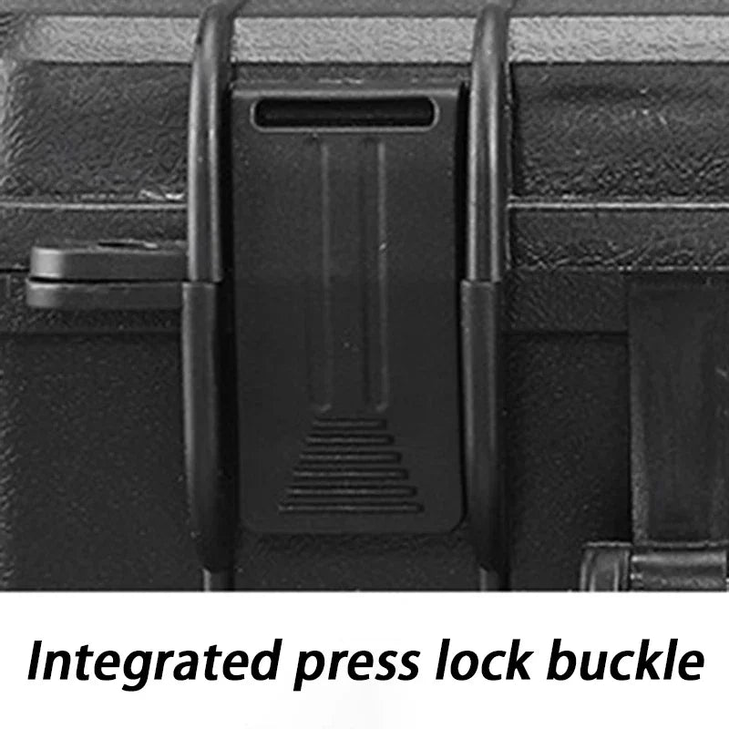 PP Thick Toolbox Organizer Storage Hardware Suitcase Empty Mechanical Workshop Toolbox Store Hard Drive Tools Case Packaging