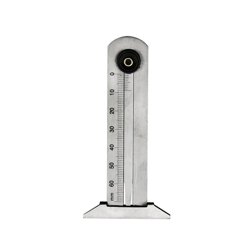 Stainless Steel Car Tyre Tire Tread Depth Gauge Meter Ruler Caliper Measuring Tool Moto Truck