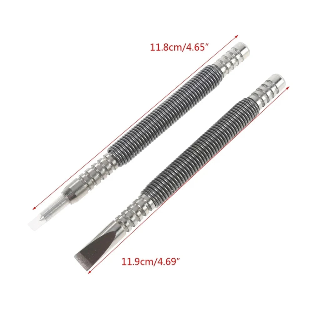 Spring Tool Nail Hammer Punch Workshop High Speed Steel Workshop Equipment 1/8inch & 5/16inch 2 Pcs High Quality
