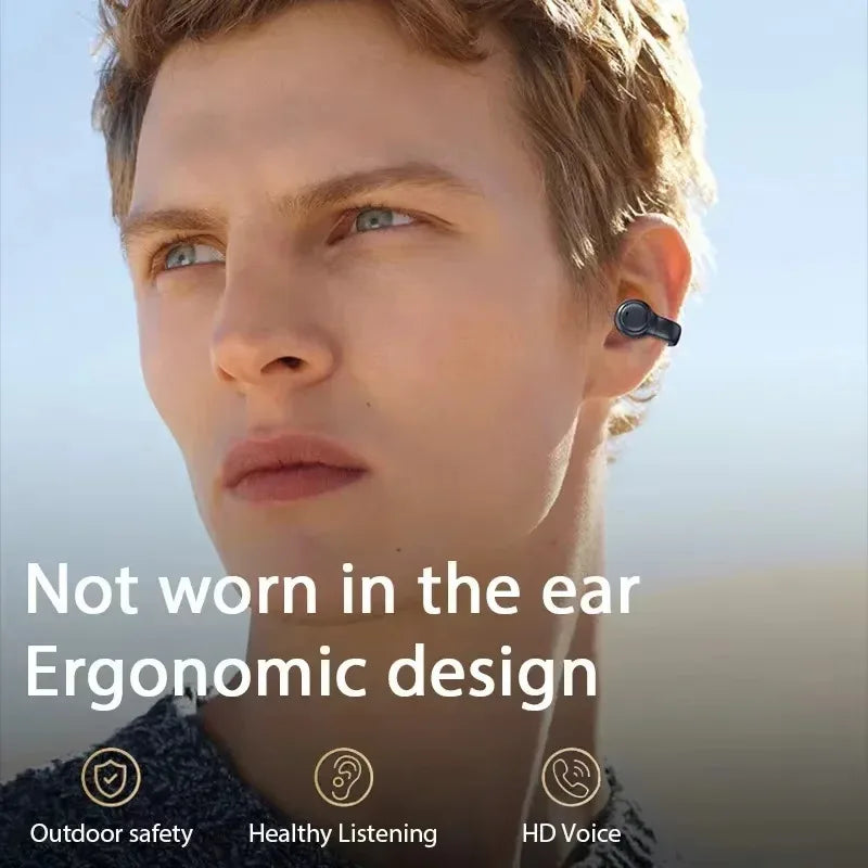 NEW Model M47+ Wireless Earbuds Bluetooth Headset Charging Earphones Bone Conduction Headphones Sport With Mic Free Ergonomics