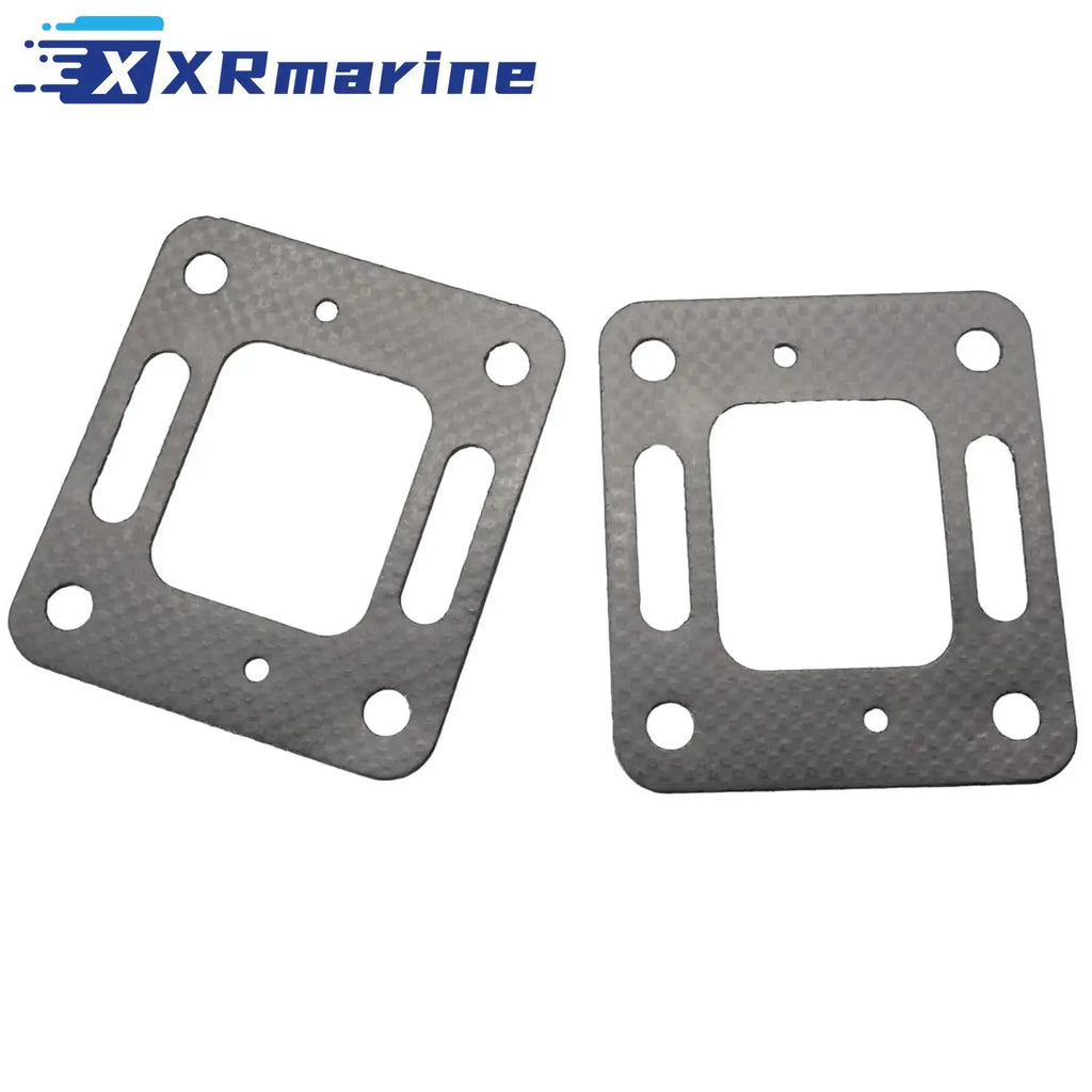 27-863724 2PCS Exhaust Elbow Manifold Gasket for MerCruiser Stern Drive 1981-1997 GM V6 V8  863724 4.3L 5.0L 5.7L 7.4L 863724