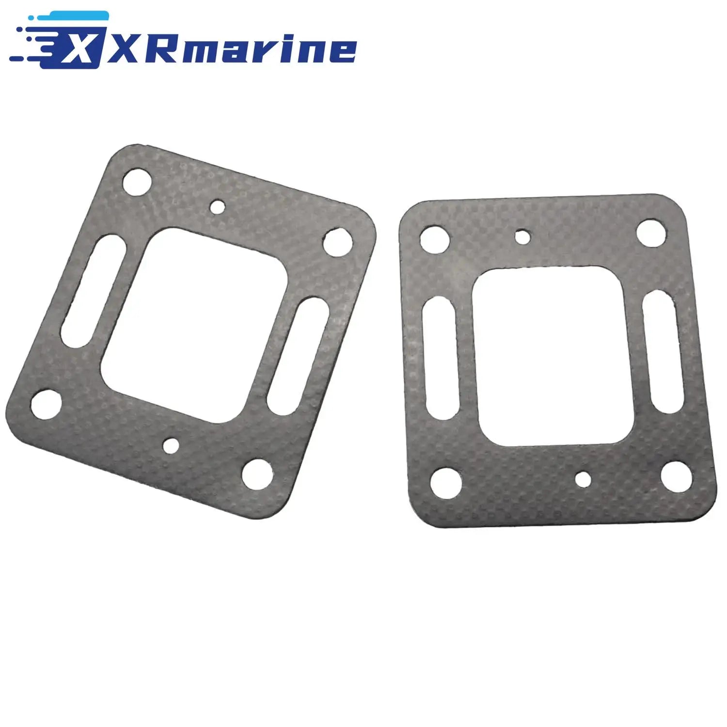 27-863724 2PCS Exhaust Elbow Manifold Gasket for MerCruiser Stern Drive 1981-1997 GM V6 V8  863724 4.3L 5.0L 5.7L 7.4L 863724