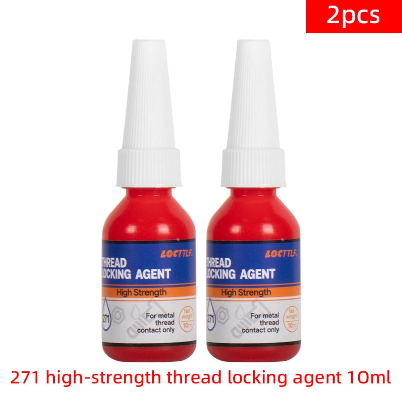 10ml Threadlocker 271Red High-Strength Thread Locker Screw Adhesive Lock Tight Seal Fasteners Anaerobic Curing Metal Glue