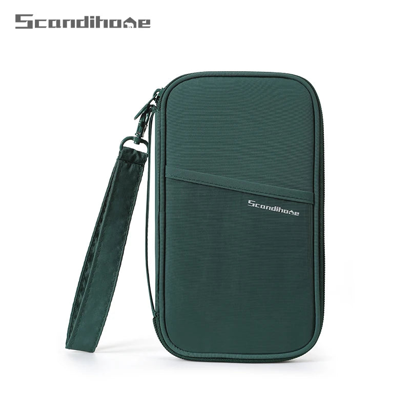 RFID Blocking Passport Holder Travel Wallet Durable Anti-Theft Card Slots Protective Case Flights Travel Organizer for Women Men