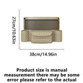 Car Storage Bag Nappa Leather Car Storage Bag between the Center Console and Seat Backrest Bag Multi-Functional Storage Bag