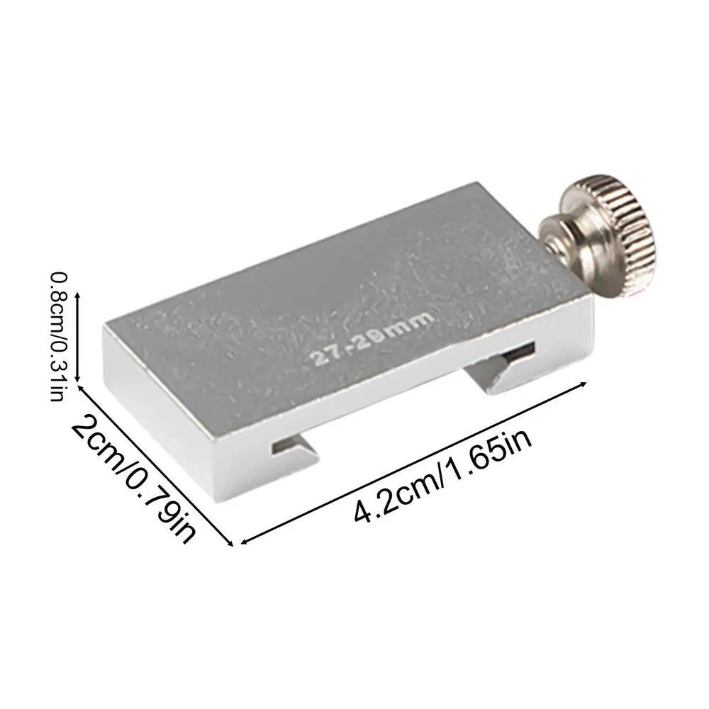 Ruler Positioning Block High Precision Aluminum Alloy Stopper Positioning Scriber Block for Carpentry Steel Ruler Measuring Home
