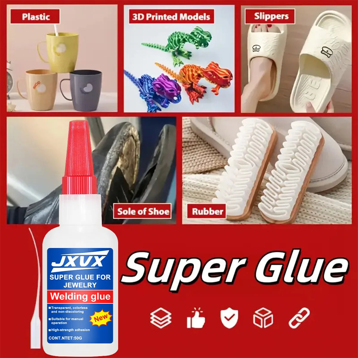 50 g oily soldering strong Glue Super Glue adhesive universal repair clear Mishty Instant Glue strong Glue Super Glue liquid adhesive tool for ceramic, glasses, metal and plastic