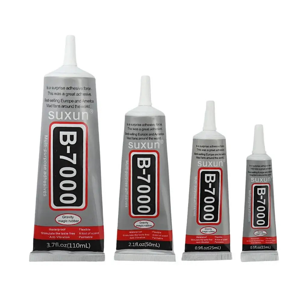 1PC 15ML 25ML 50ML 110ML SUXUN B7000 Glue Clear Contact Phone Repair Adhesive Glass Plastic  Universal DIY Glue B-7000