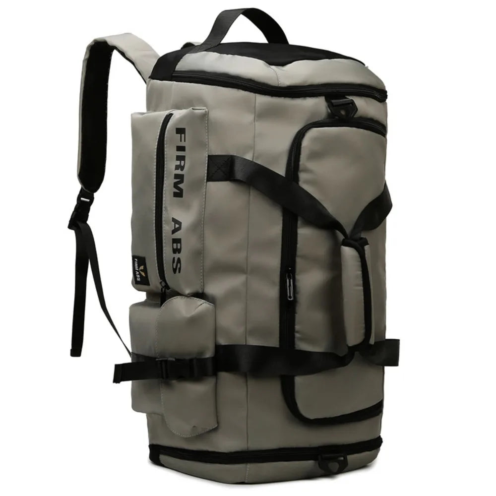 67L Travel Backpack Large Capacity 3 in1 Camping Duffel Bags Dry Wet Separation with Shoes Compartment Fitness Handbag Unisex