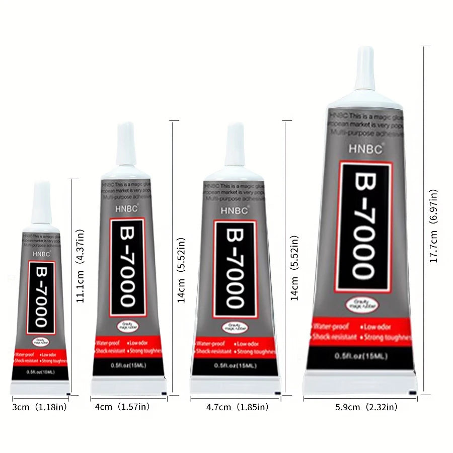 1pcs 15/25/50/110ML B7000 Clear Contact Phone Repair Adhesive Universal Glass Plastic ZY DIY Glue With Precision Applicator