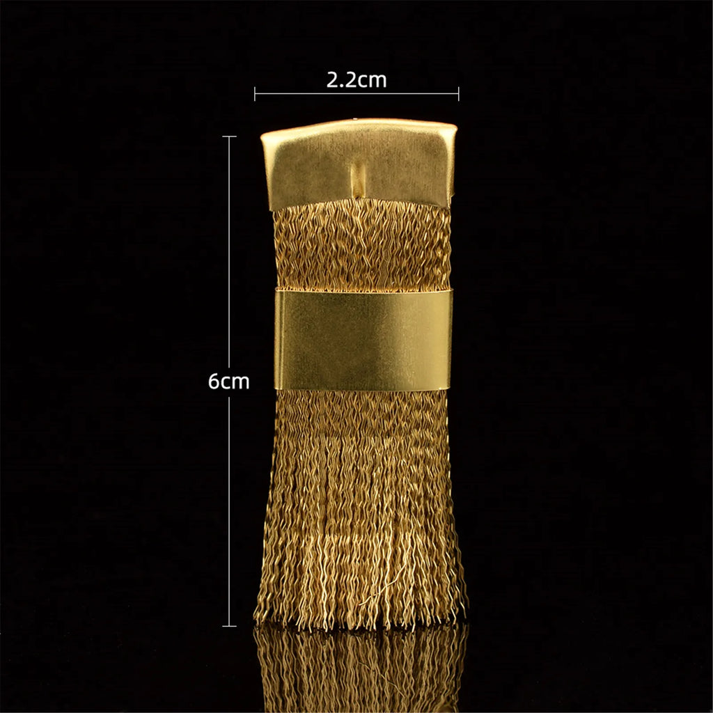 1pc Nail Art Nail Drill Bits Cleaning Brush Copper Wire Brushes For Electric Manicure Drills Brusher Cleaning Tool