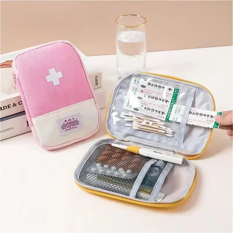 Portable Storage Bag First Aid Emergency Medicine Bag Outdoor Pill Survival Organizer Emergency Kits Package Travel Accessories