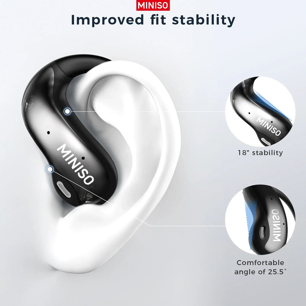 [HD Touchscreen]MINISO MS188 AI Translation Earbuds Bluetooth Earphones Wireless Headphones Ultra-long Battery Life