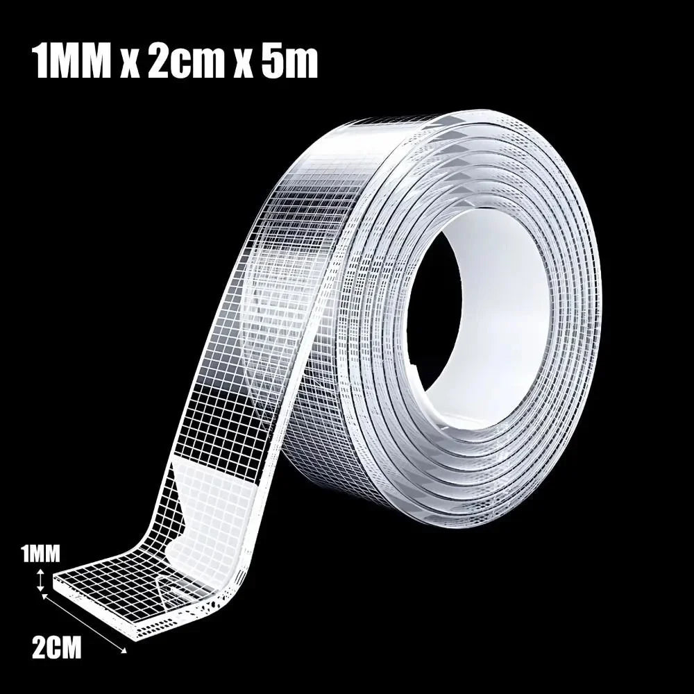 Heavy Duty Nano Tape Double Sided Transparent Waterproof Adhesive Tape Removable Strong Sticky Mounting Tape for Home Office