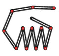 12/9/6 fold Aluminum Alloy Multi Angle Ruler Finder Measure Ruler Woodworking Construction Tool For Craftsmen Locator Guide