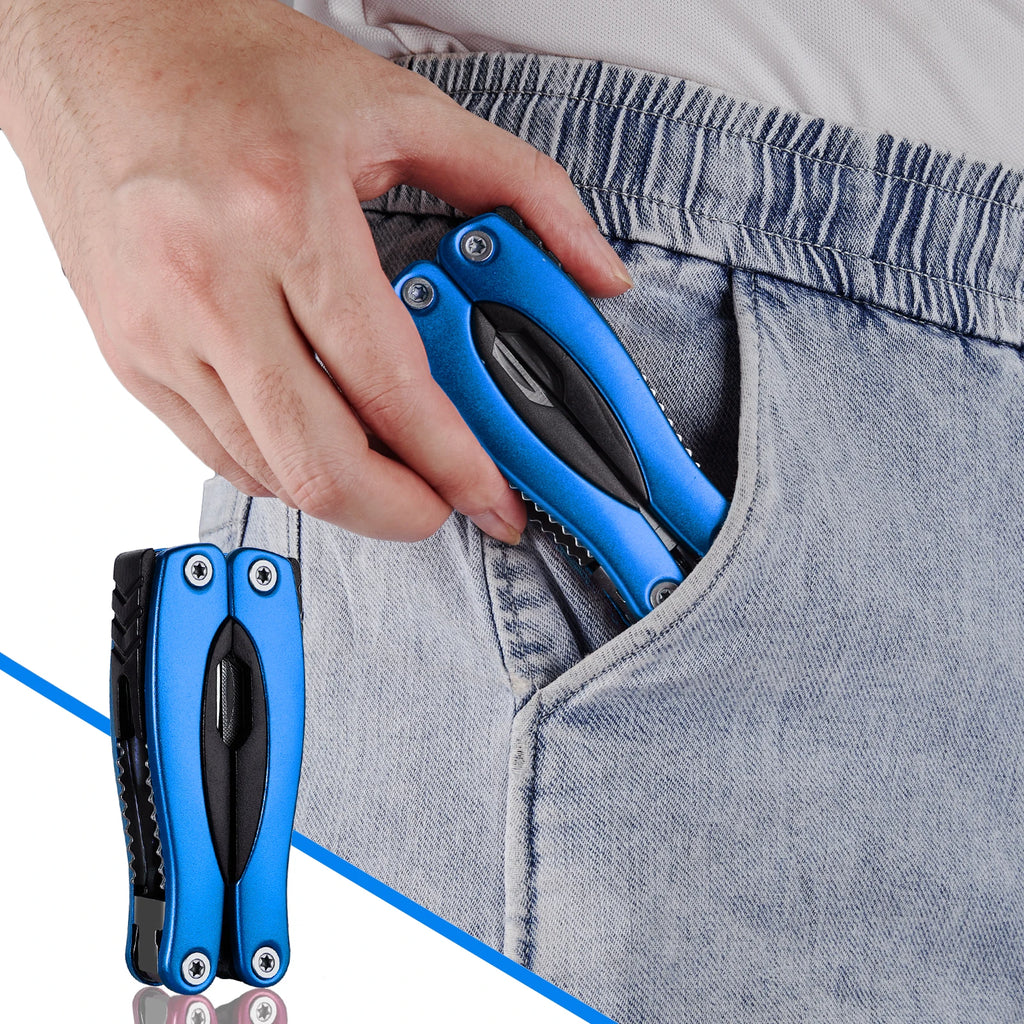 Pocket Multitool Pliers Knife Portable Hand Tool Pliers Screwdriver for Outdoor Survival Camping Fishing Hunting Hiking