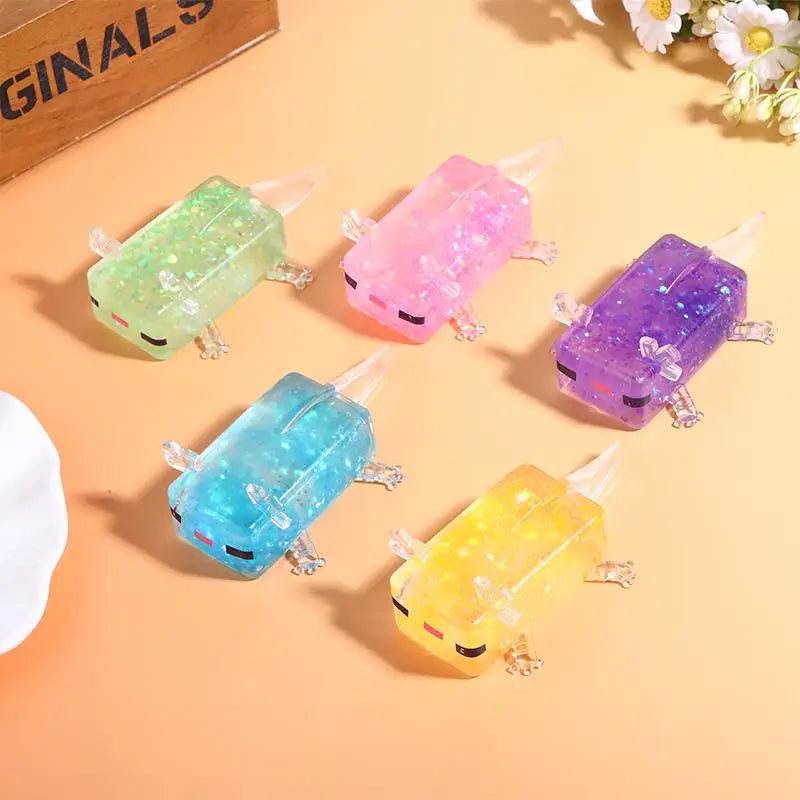 Cute Axolotl  Toys Creative DIY Handmade Stress Relieving Toys Moldable Stress Relieving Toys Birthday Party Gifts