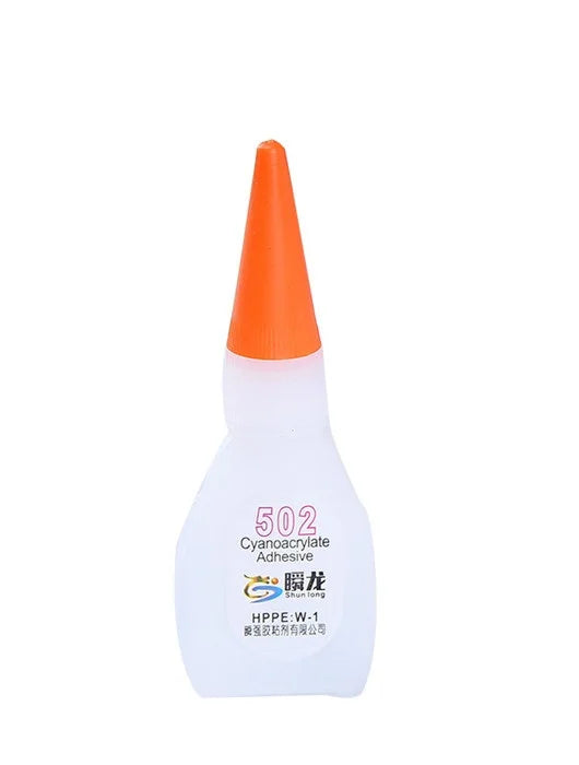 1pc 502 Super Liquid Glue Instant Quick-Drying Adhesive Strong Bond Leather Rubber Wood Metal Glass Toys Home Office Supplies