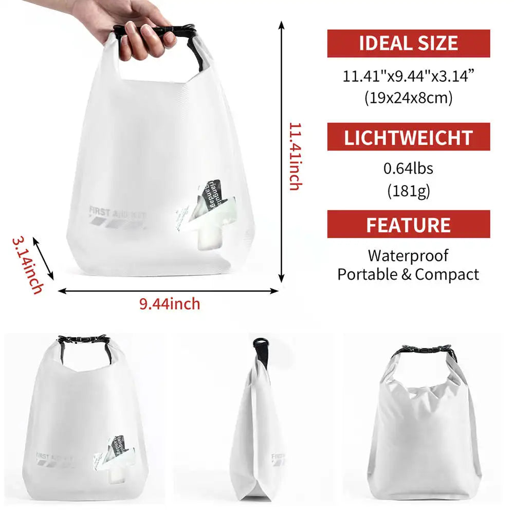 First Aid Kit Boat Waterproof Dry Bag Outdoor Multi-functional Home Emergency for Camping Kayaking First Aid Kit