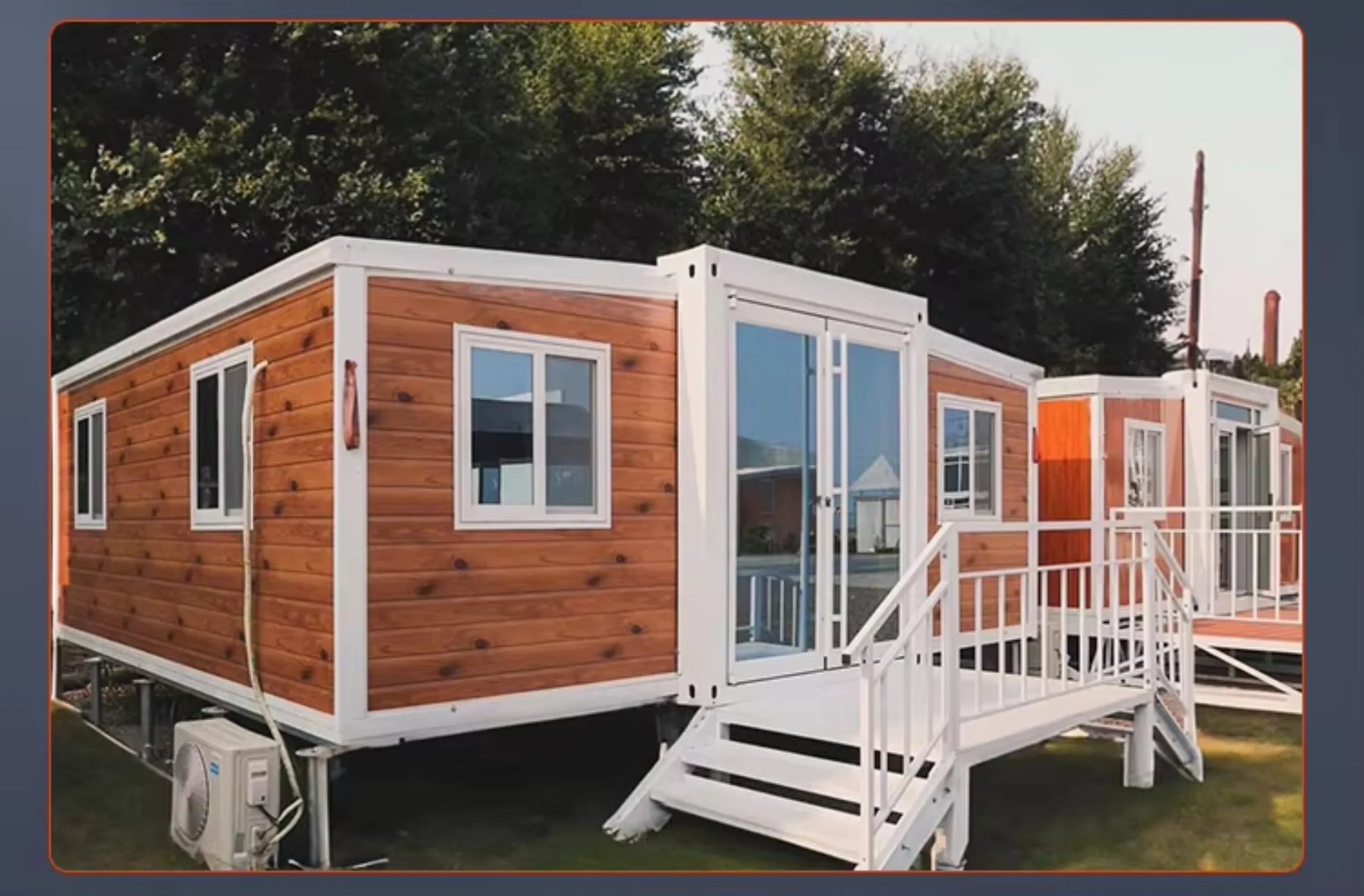 Prefab Luxury Hotel Ready Expandable Container House Modular Foldable Steel Structure European Design Home