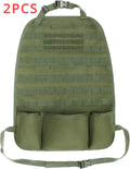 Universal Car Seat Back Organizer Tactical Molle Car Seat Organizer Storage Bag Self-driving Hunting Seat Cover Bag Accessories