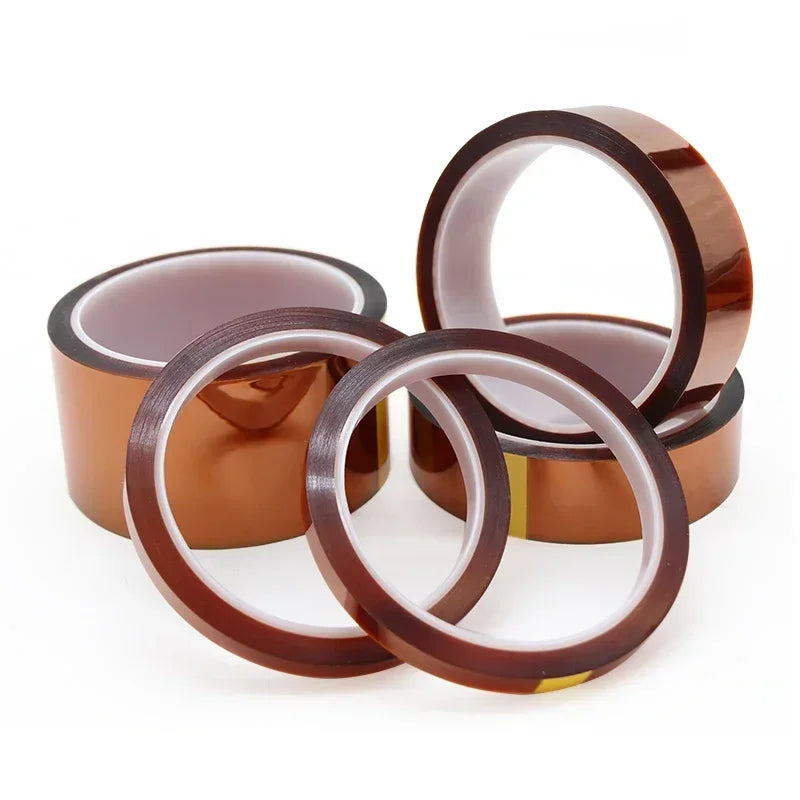 33M/Roll Polyimide Adhesive Tape High Temperature Heat Resistant Electronic Insulation for BGA PCB 3D Printing Board Protection