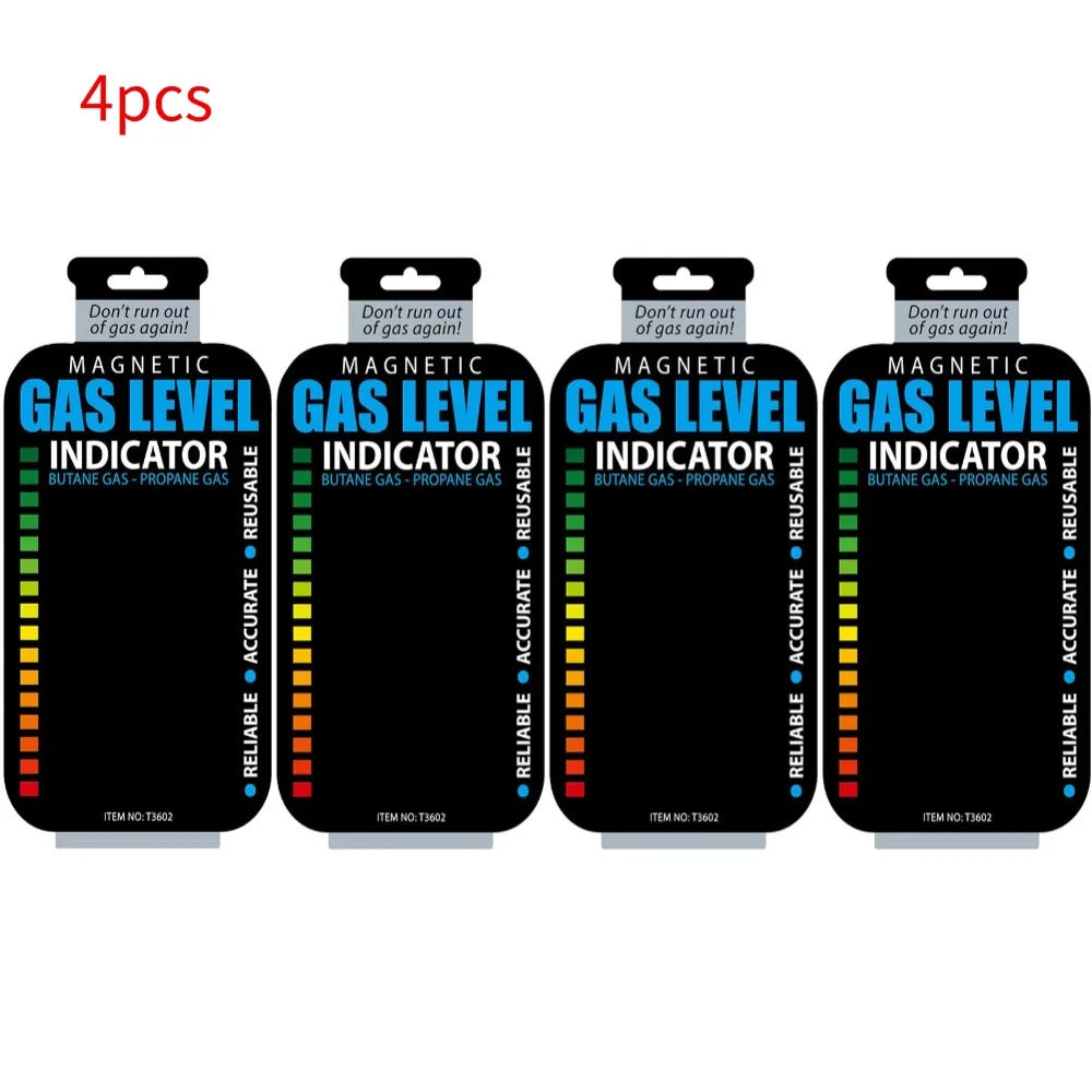 1-50pcs Practical Propane Butane LPG Fuel Gas Tank Level Indicator Magnetic Gauge Bottle Temperature Measuring Stick Test Card