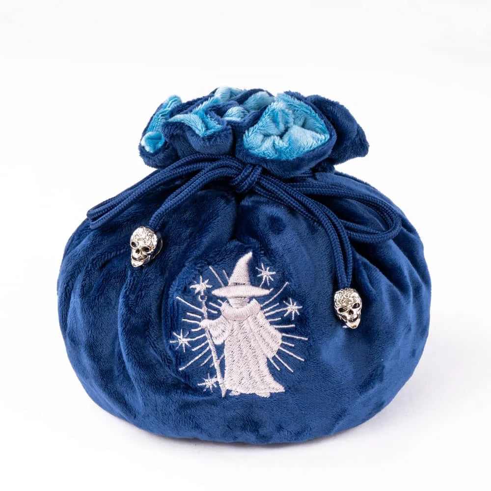 New Drawstring Dice Bag Flannelette Double-Layer Storage Bag Round Bottom Big Pouch for Packing Gift RPG Dice Board Game