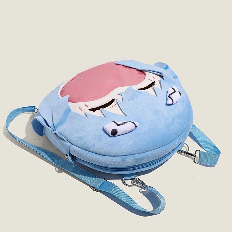 EVA Neon Ayanami Rei Shoulder Bag for Women Handbags Anime Plush Backpacks Transparent Cosmetic Bag Gifts Itabag Crossbody Bag