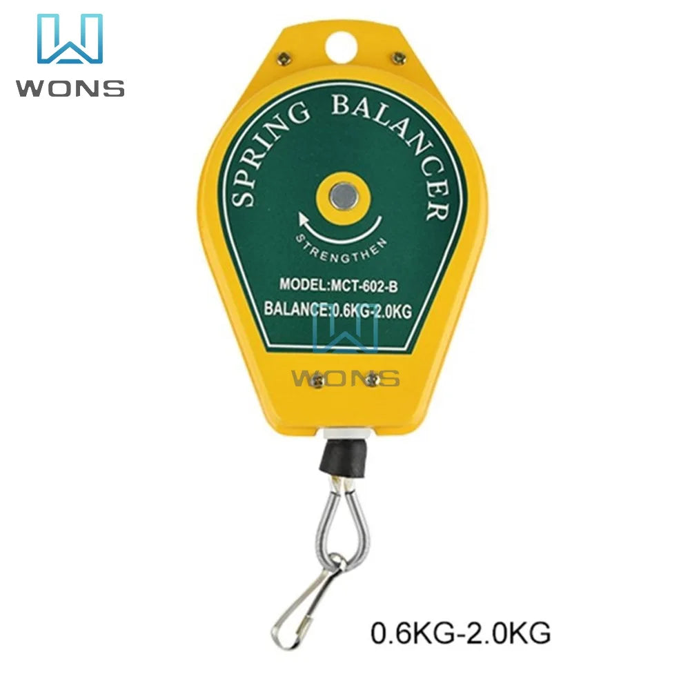 Retractable Spring Balancer Screwdriver Hanging Torque Wrench Hanger Steel Wire Rope Measuring Tool Holder 0.6-2.0KG Balancer