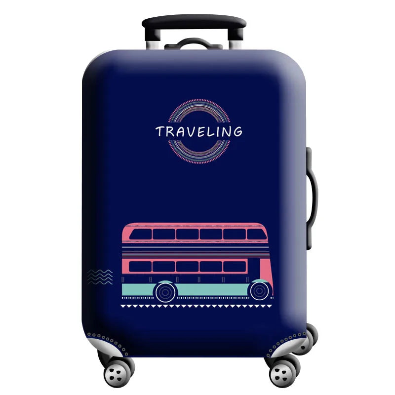 Luggage Cover Stretch Fabric Suitcase Protector Baggage Dust Case Cover Suitable for18-32 Inch Suitcase Case Travel Organizer