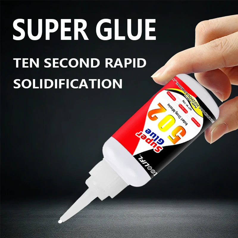 LOOLIFL cyanoacrylate 502 Super Glue 20g Instant Strong Adhesive Fast Drying Waterproof Glue for Metal Plastic Wood DIY Repair