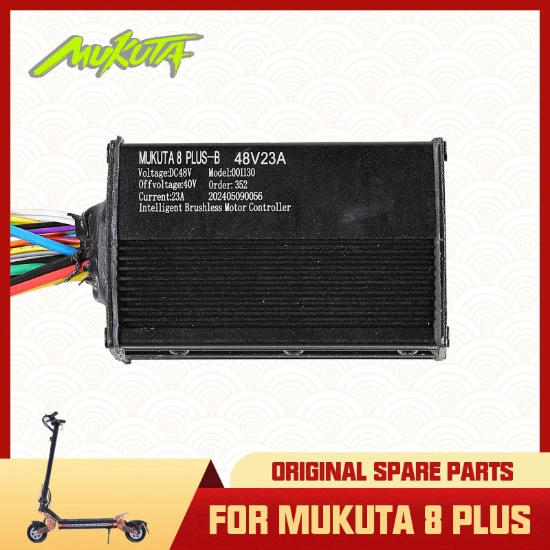 Original Intelligent Brushless Motor Controller Only for MUKUTA 8 PLUS Dual-Motor Electric Scooter 48V Main & Sub Control System