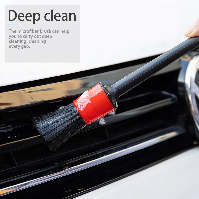 Detailing Brush Set Car Brushes Car Detailing Brush For Car Cleaning Detailing Brush Dashboard Air Outlet Wheel Brushes