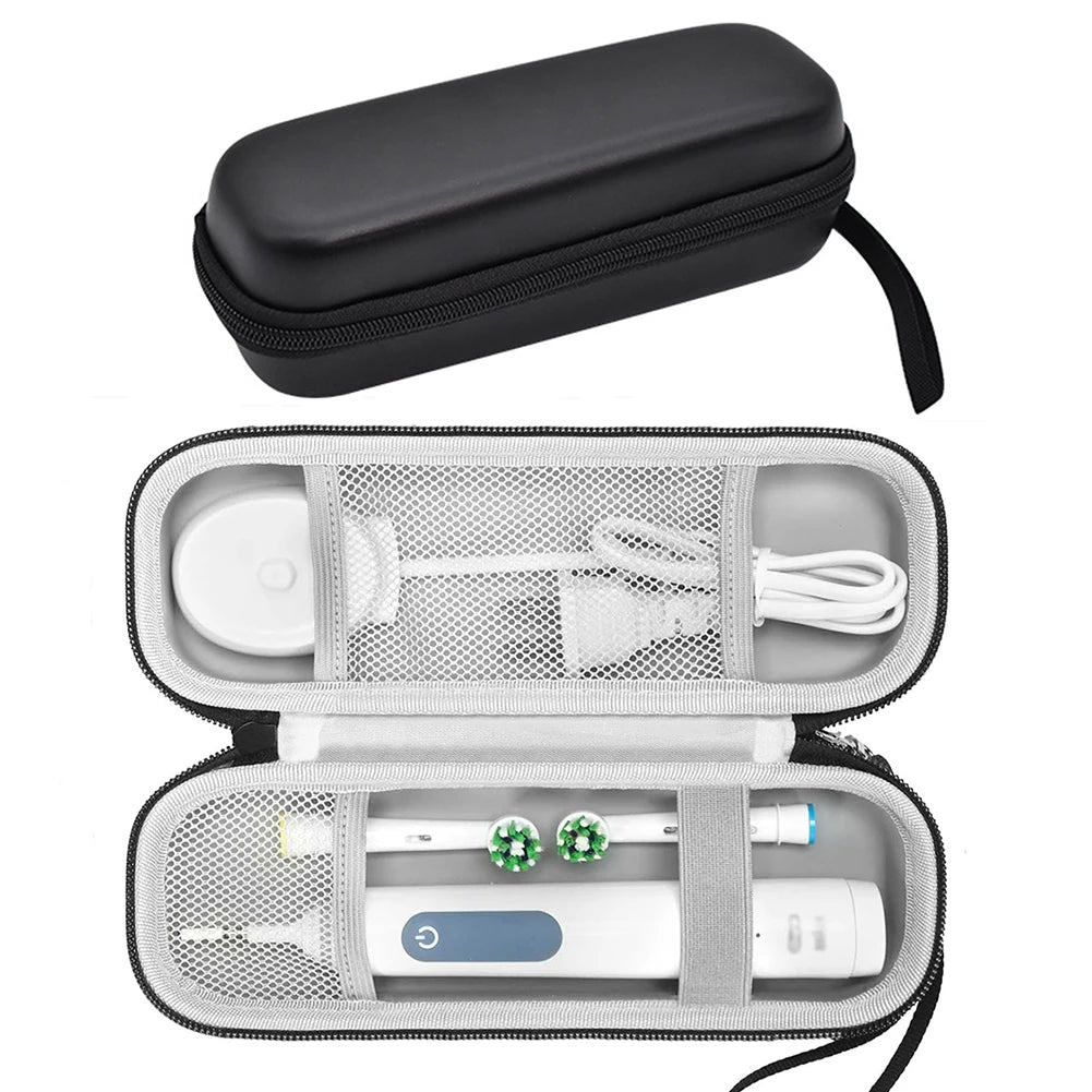 Toothbrush Travel Case PU Waterproof Protective Case Portable Hard Protective Storage Bag for /Oral-B Electric Toothbrush