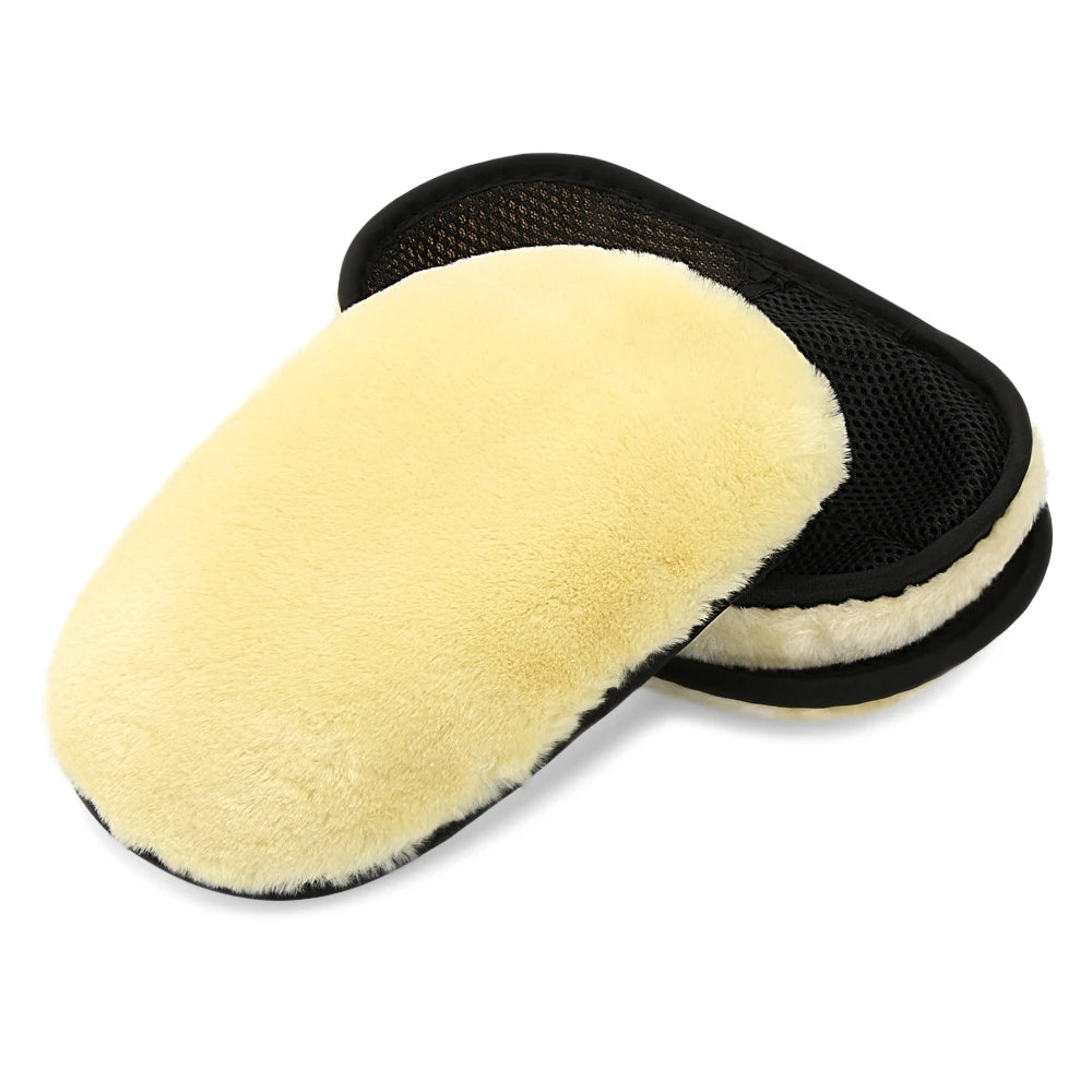 Car Wool Soft Wash Cleaning Glove Brush for tesla model s model 3 model Y 2018 2019 2020