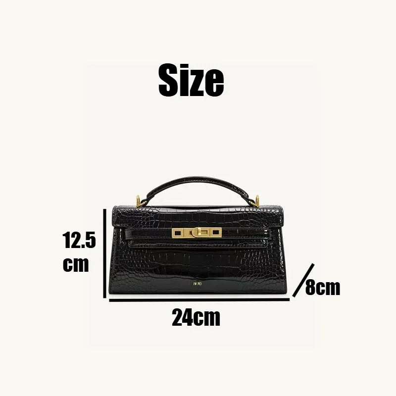 JW PEI Premium Leather Shoulder Bag,Lightweight versatile women's handbag,Spring&Autumn Fashion Crossbody bag