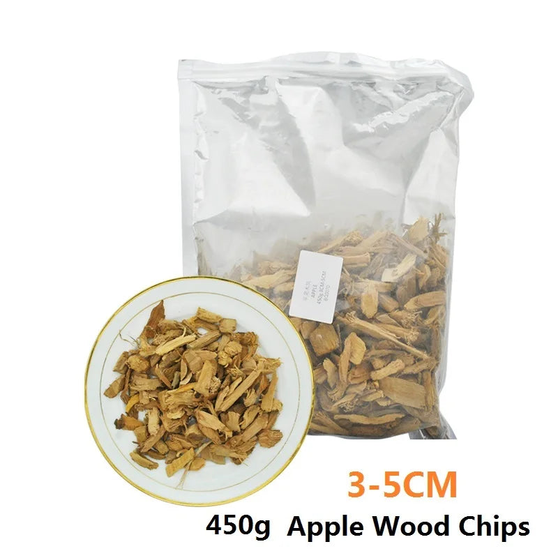 125g-450g Natural Apple Wood Pellets for Smokers Wood BBQ Pellet Barbecue Chunks Pieces Grills BBQ Bake Roast Bacon Meat Fish