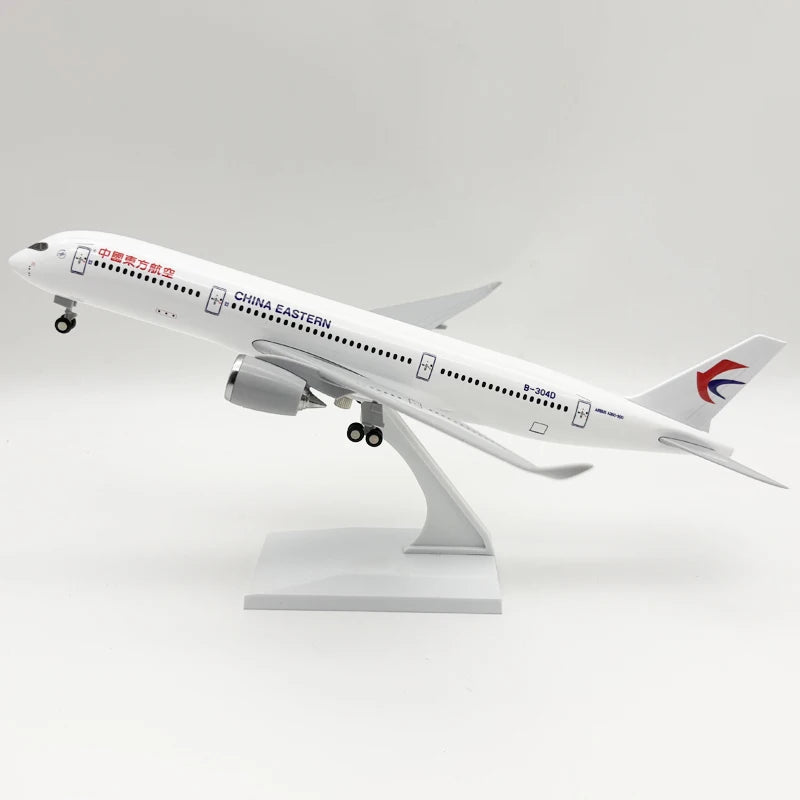 30cm Plane Model China Eastern A350 Airways Scale Aircraft 1/250 Resin Model Planes Toys For Children Boys Souvenir Plane Gifts